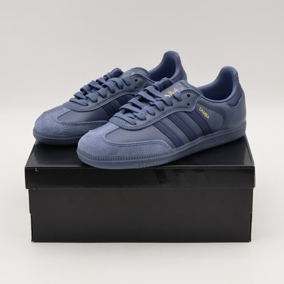 Adidas Originals Samba ADV JH8803 *NEW* Ink Gold Metallic (Men's) Size 10 - Picture 1 of 6